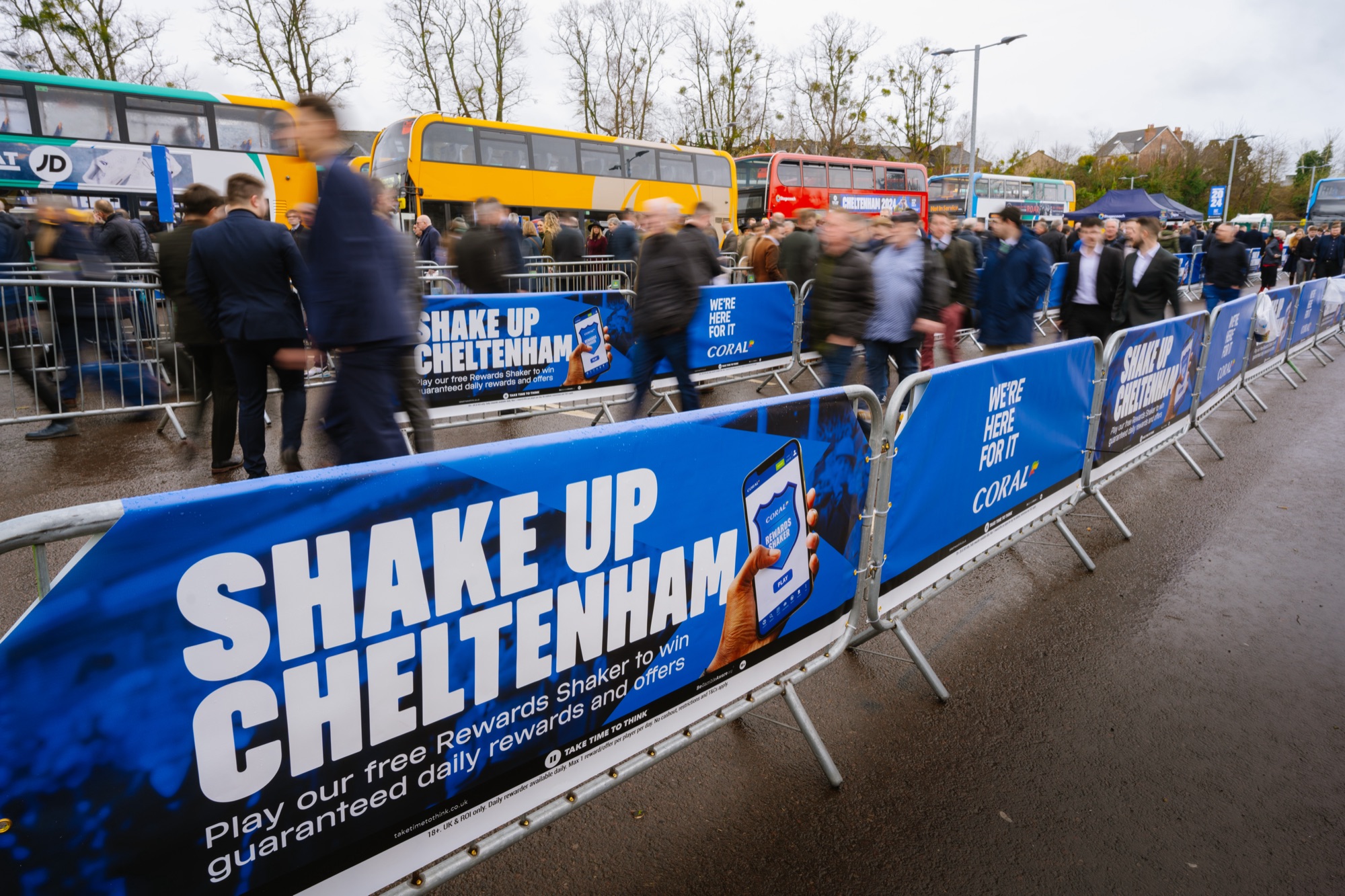 Shake up Cheltenham barrier wraps for the Coral Rewards Shaker