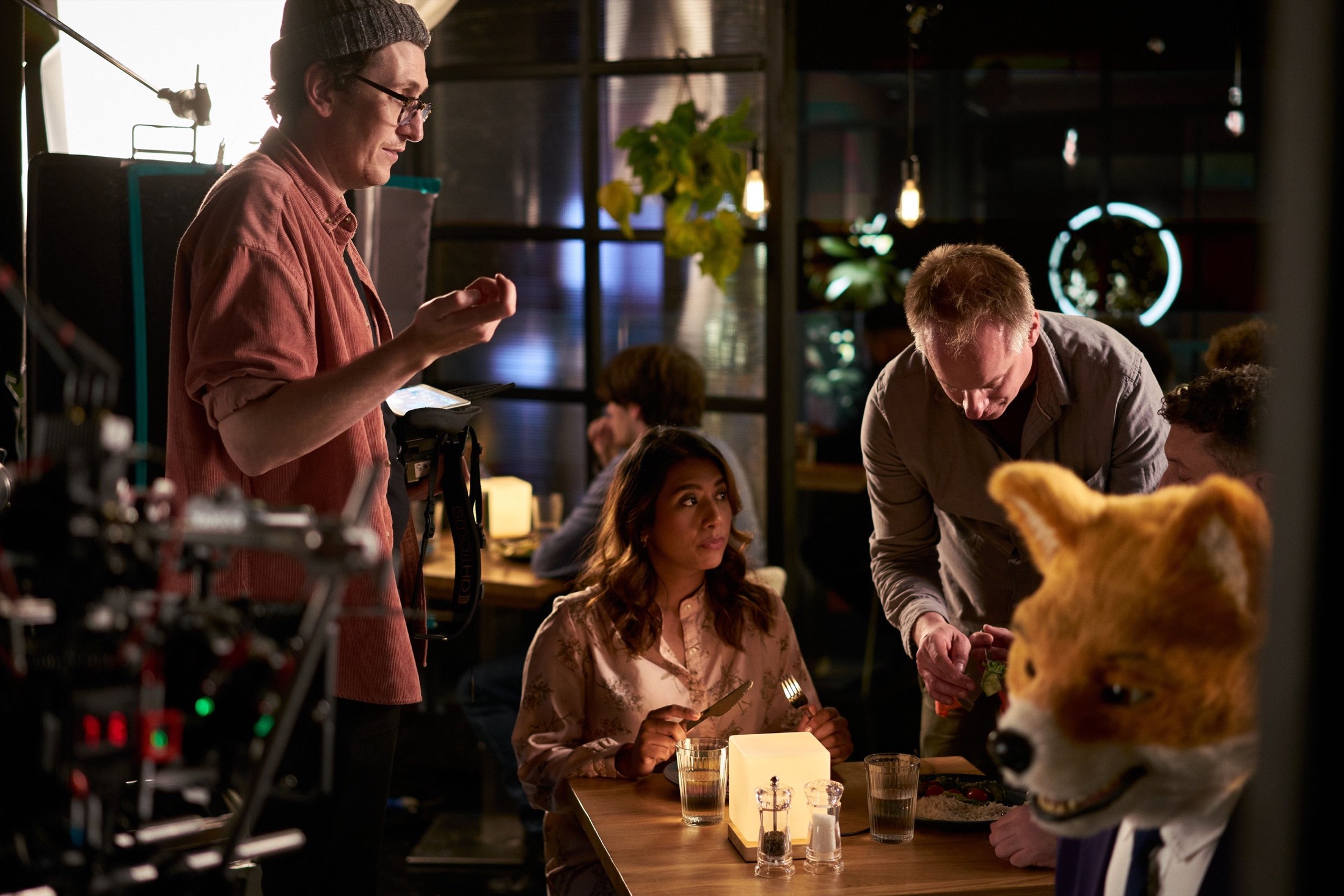 Behind the scenes: directing a scene with Foxy