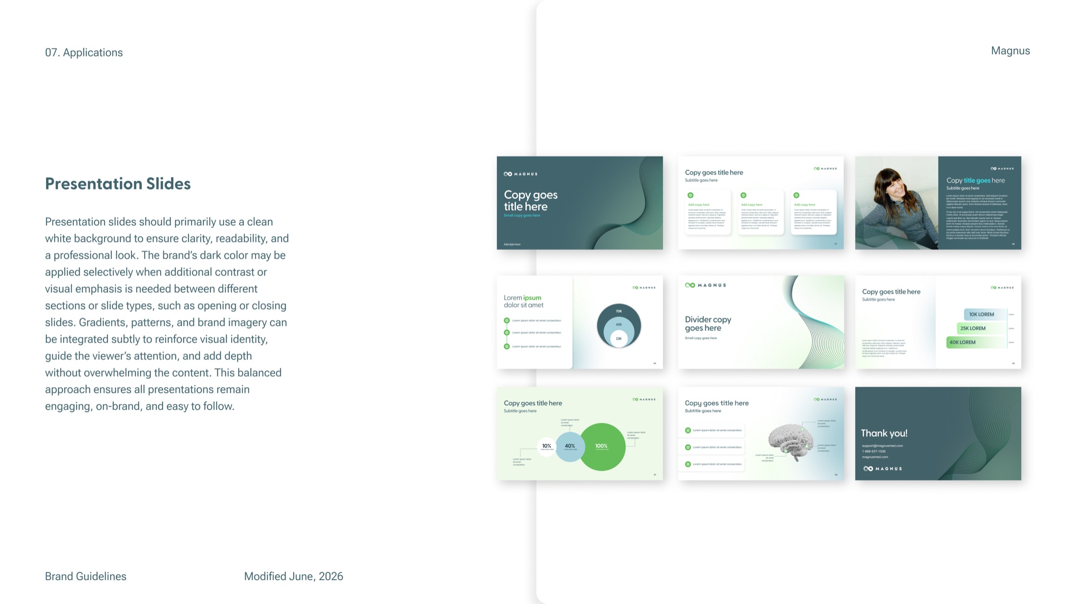 Magnus brand applications